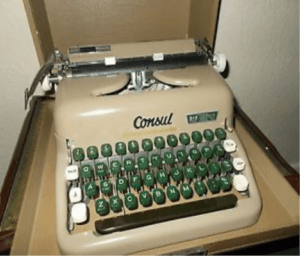 Consul typewriter