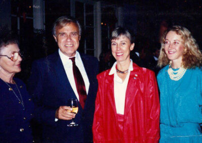 Norwegian Consul with wife and a female Lt. Cmdr of the U.S. Navy